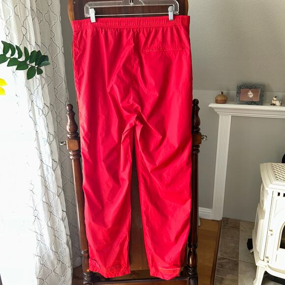 Vintage Medium Teton Woolrich Men's Pull-On High Performance Rain Pants Red - Picture 4 of 8